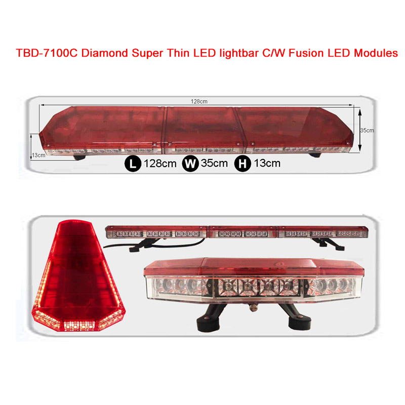 TBD-7100 LED Diamond lightbar