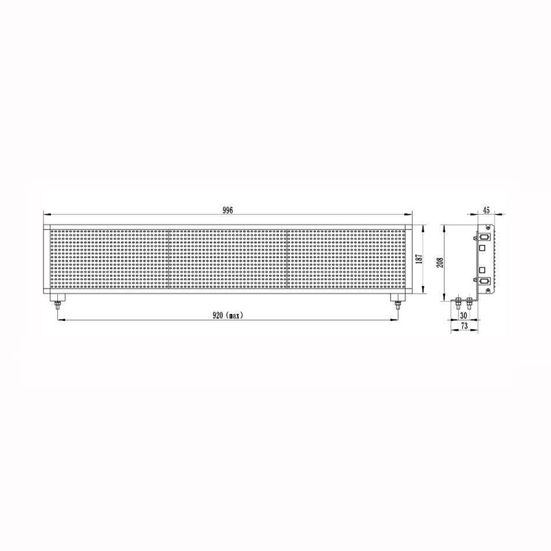 LTF-0109 LED message bar